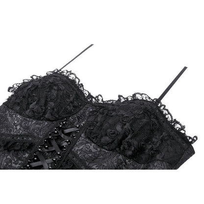 Dark in Love Tullia Frilly Mini Dress - Kate's Clothing