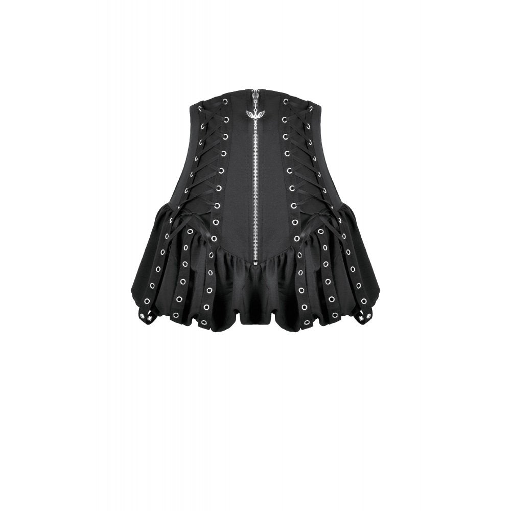 Dark in Love Brynja Eyelet Balloon Shorts