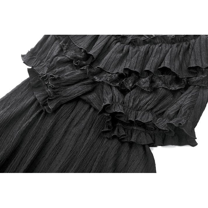 Dark in Love Cordelia Gothic High-Low Layered Skirt