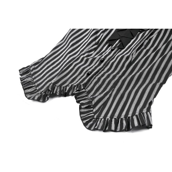 Dark in Love Crow Emblem Swallowtail Blouse