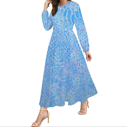 ANTIBrand Shedding Skin Spectral Scale Maxi Dress