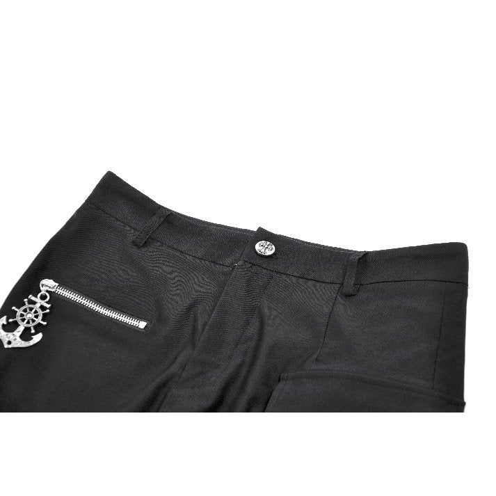 Dark in Love Punk Metal Utility Shorts