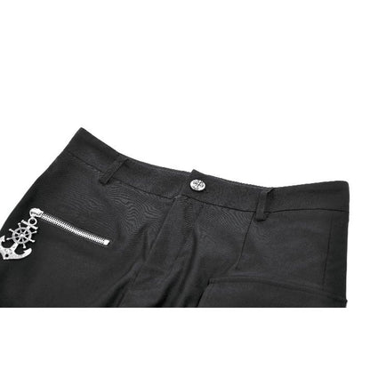 Dark in Love Punk Metal Utility Shorts