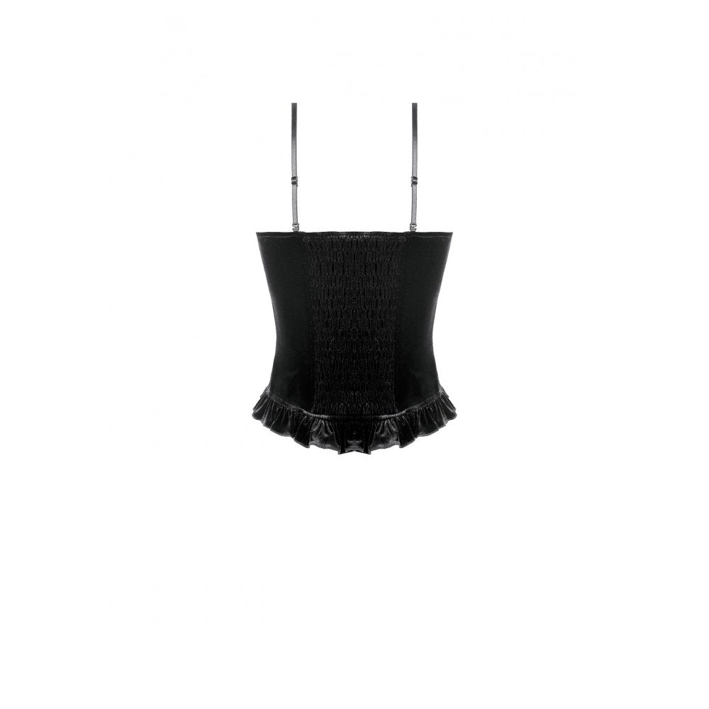 Dark in Love Mourning Wing Corset Cami Top