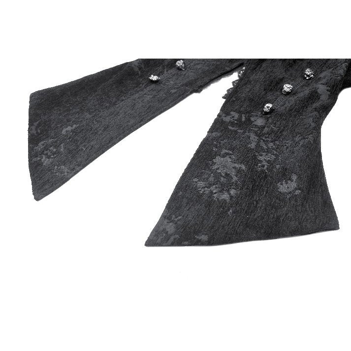 Dark in Love Arwen Black Brocade Jacket - Kate's Clothing