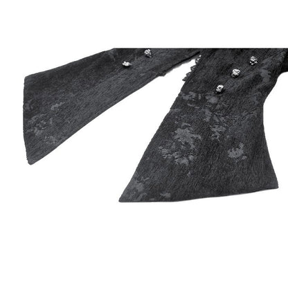 Dark in Love Arwen Black Brocade Jacket - Kate's Clothing