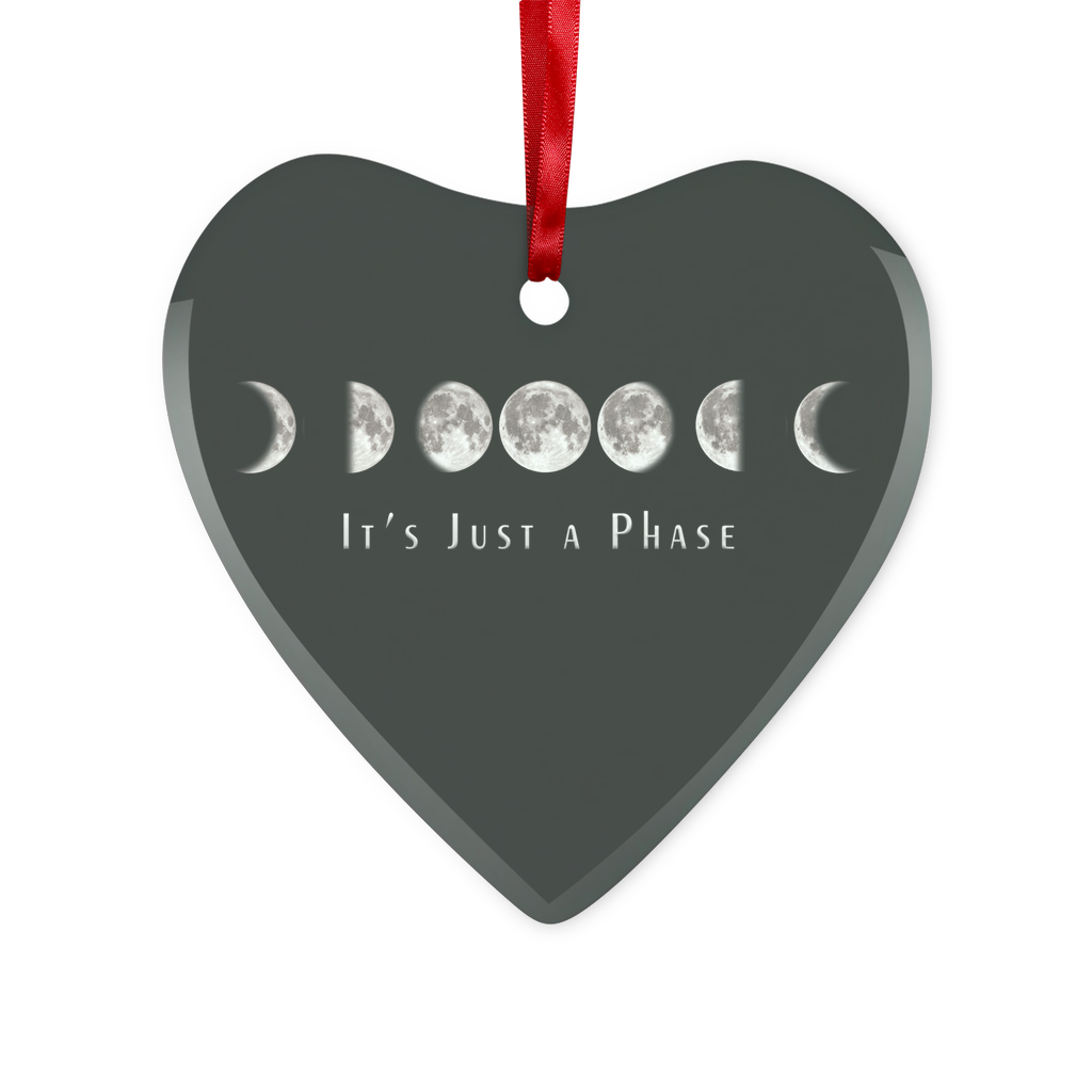 Just a Phase Homeware Glass Hanging Ornament