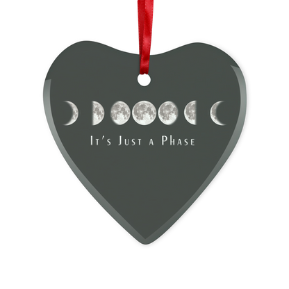 Just a Phase Homeware Glass Hanging Ornament