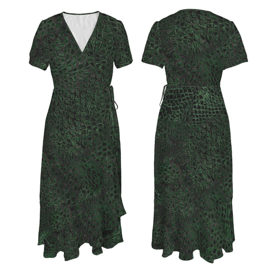 ANTIBrand Misfits Rack - Dragon Skin Wrap Dress - 2XL (UK 18)