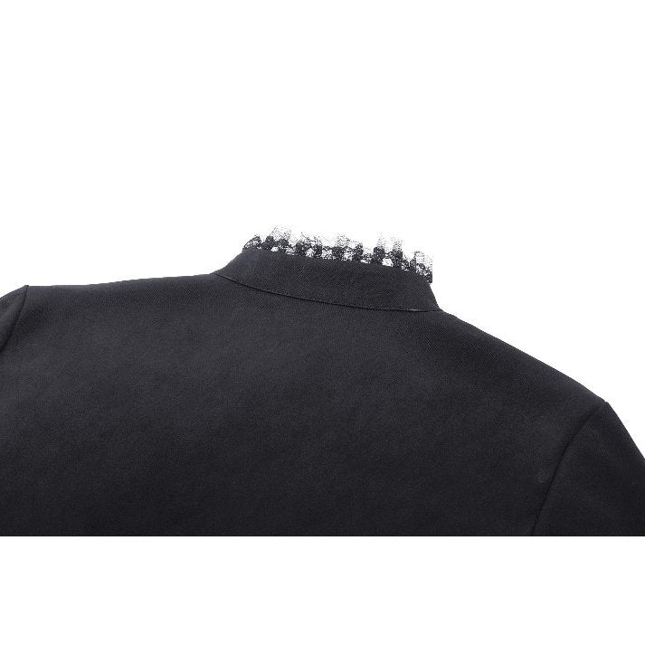 Dark in Love Odesia Gothic Ruffled Ladies Shirt - Kate's Clothing
