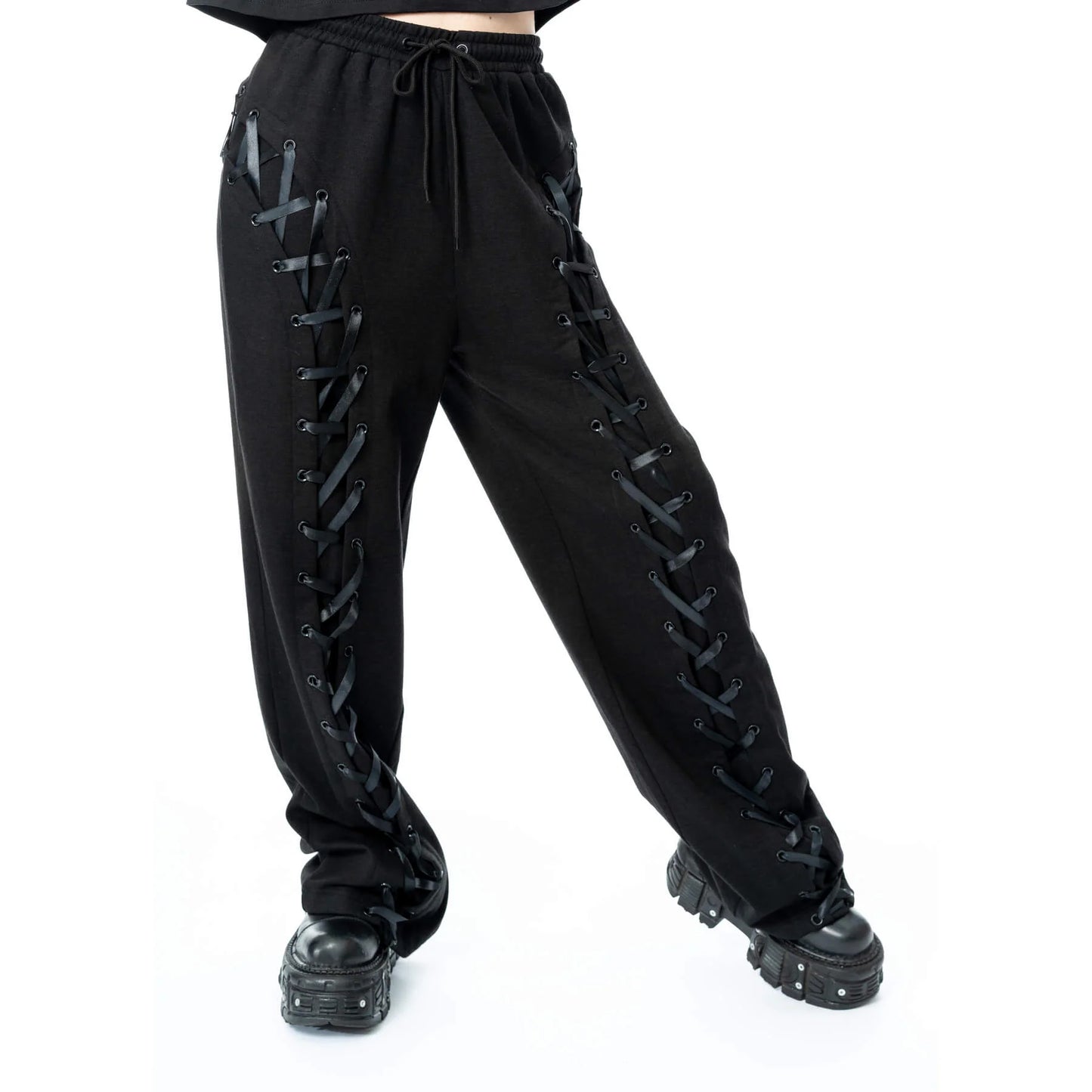 Chemical Black Alouette Joggers - Alternative Trousers