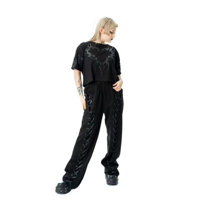 Chemical Black Alouette Joggers - Alternative Trousers