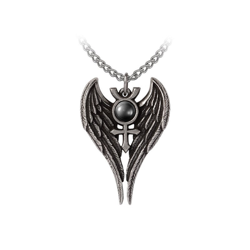 Alchemy Gothic Angel of Mercury Pendant