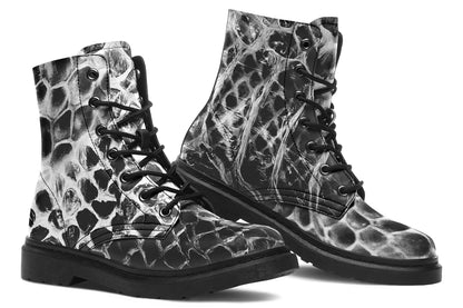 ANTIBrand Shedding Skin snakeskin effect boots