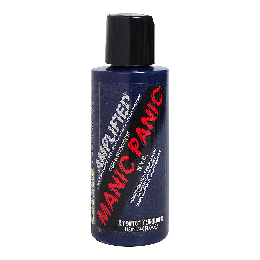 Amplified Manic Panic Semi Permanent Hair Colour EU Formula - Atomic Turquoise - Kate's Clothing