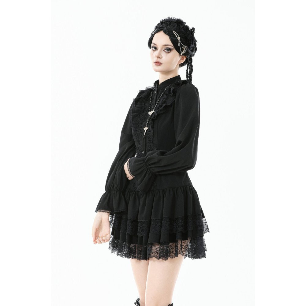 Dark in Love Desdemona Victorian Mini Dress