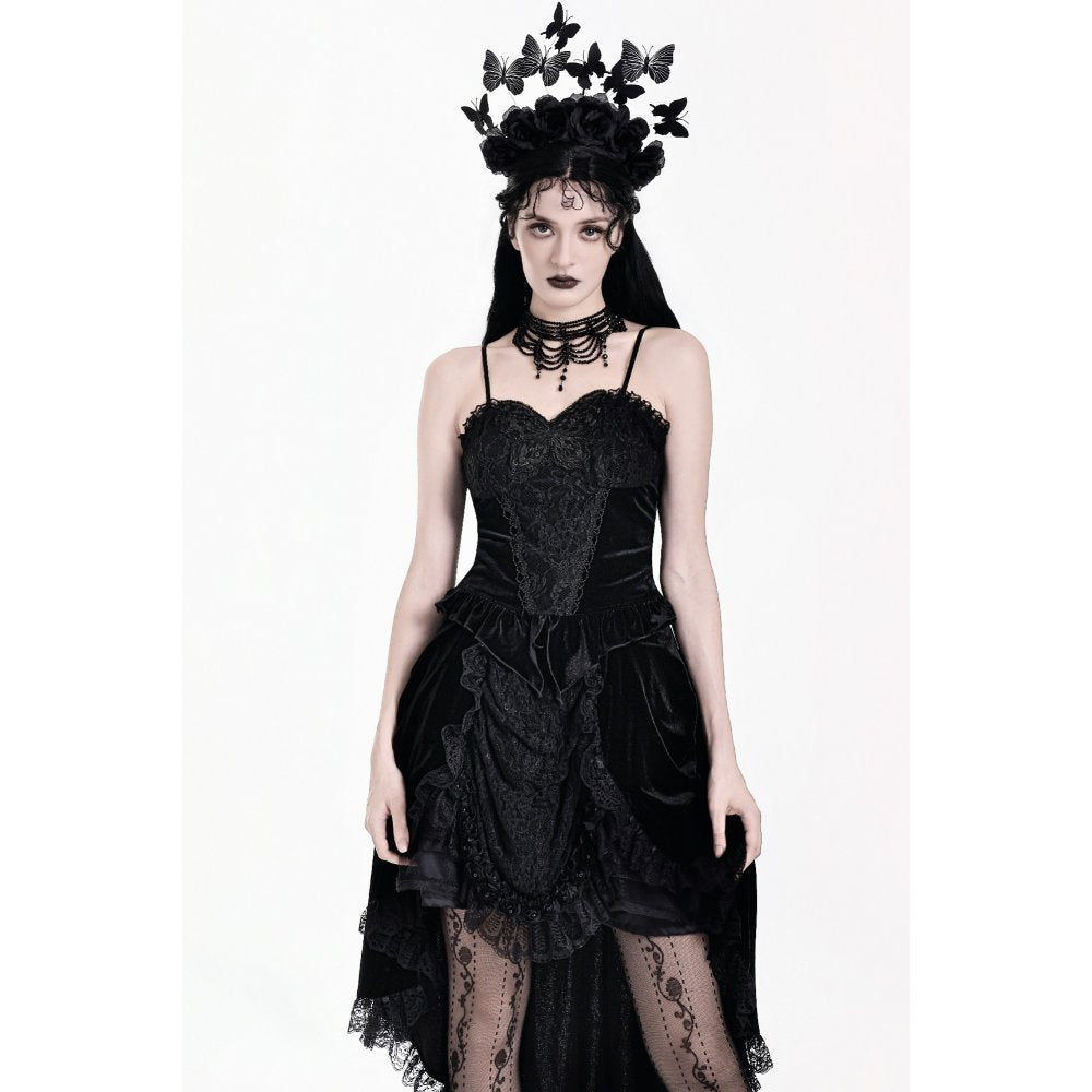 Dark in Love Mourning Wing Corset Cami Top