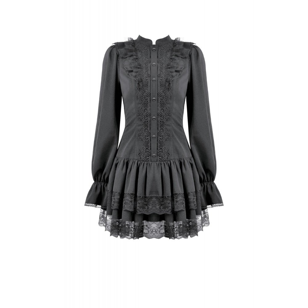 Dark in Love Desdemona Victorian Mini Dress