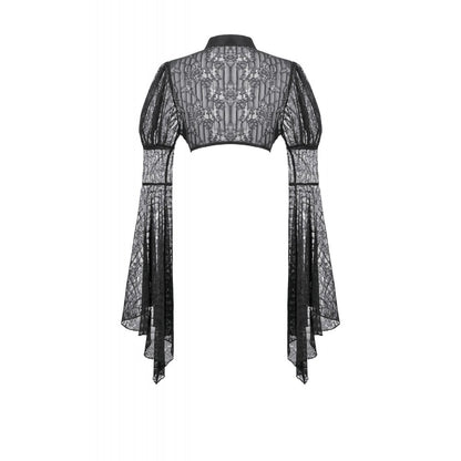 Dark in Love Elara Gothic Versatile Lace Shoulder Cape