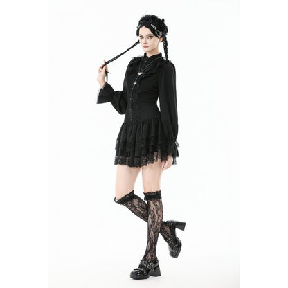 Dark in Love Desdemona Victorian Mini Dress