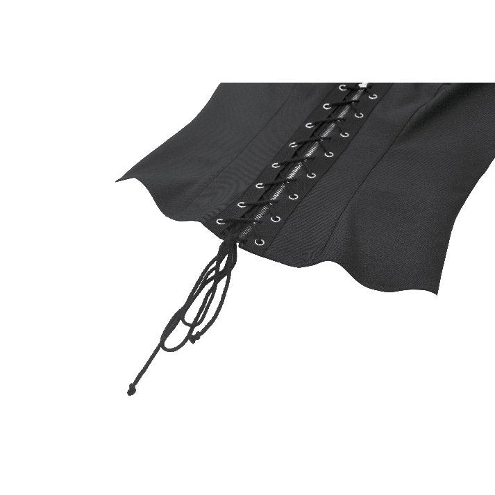 Dark in Love Punk Studded Lace Up Corset Vest