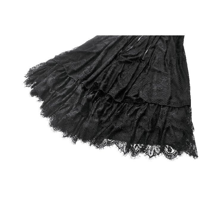 Dark in Love Soraya Gothic Lace High-Low Dress