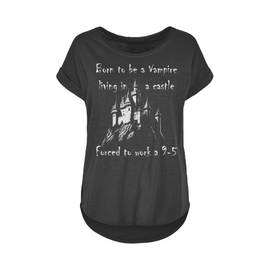Born to be a Vampire Long Slub T-Shirt