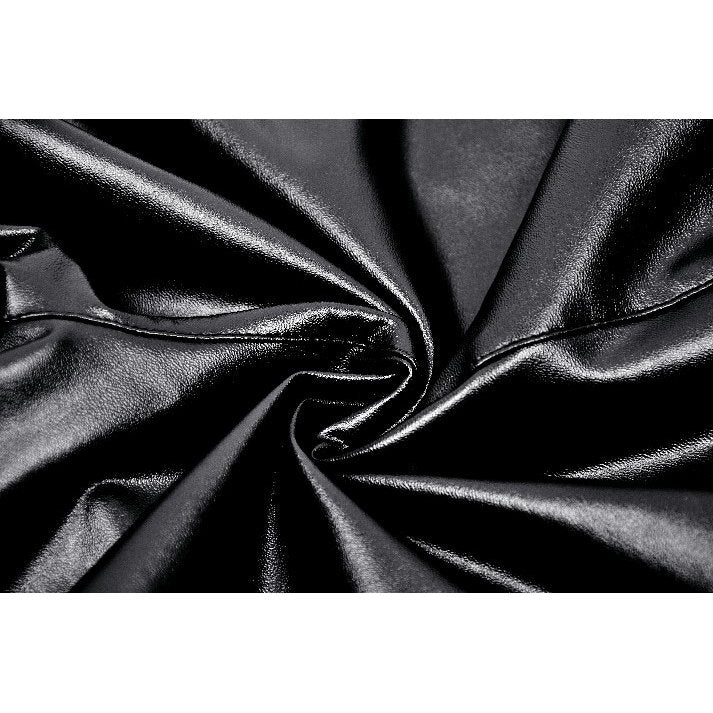Dark in Love Isadora Faux Leather Spliced Leggings - Kate's Clothing