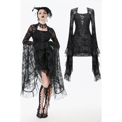 Dark In Love Minerva Bell Sleeve Lace Dress
