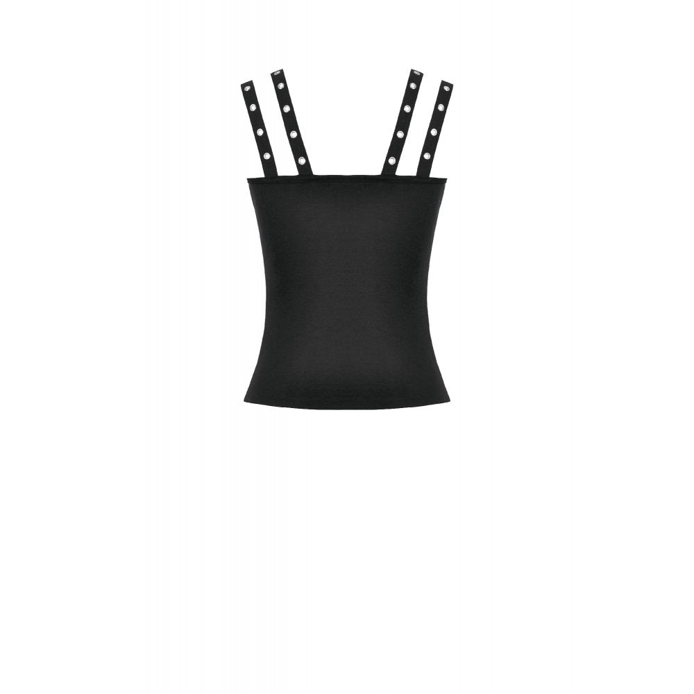 Dark in Love Punk Lace-Up Corset Style Top