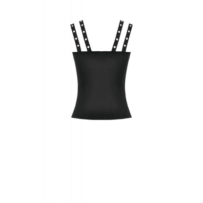 Dark in Love Punk Lace-Up Corset Style Top