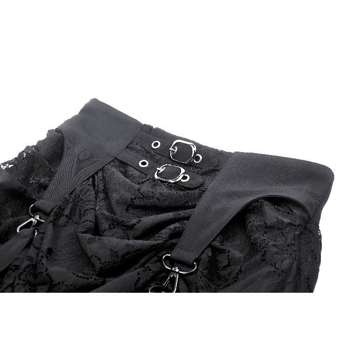 Dark in Love Halia Gothic Hi-lo Skirt - Kate's Clothing