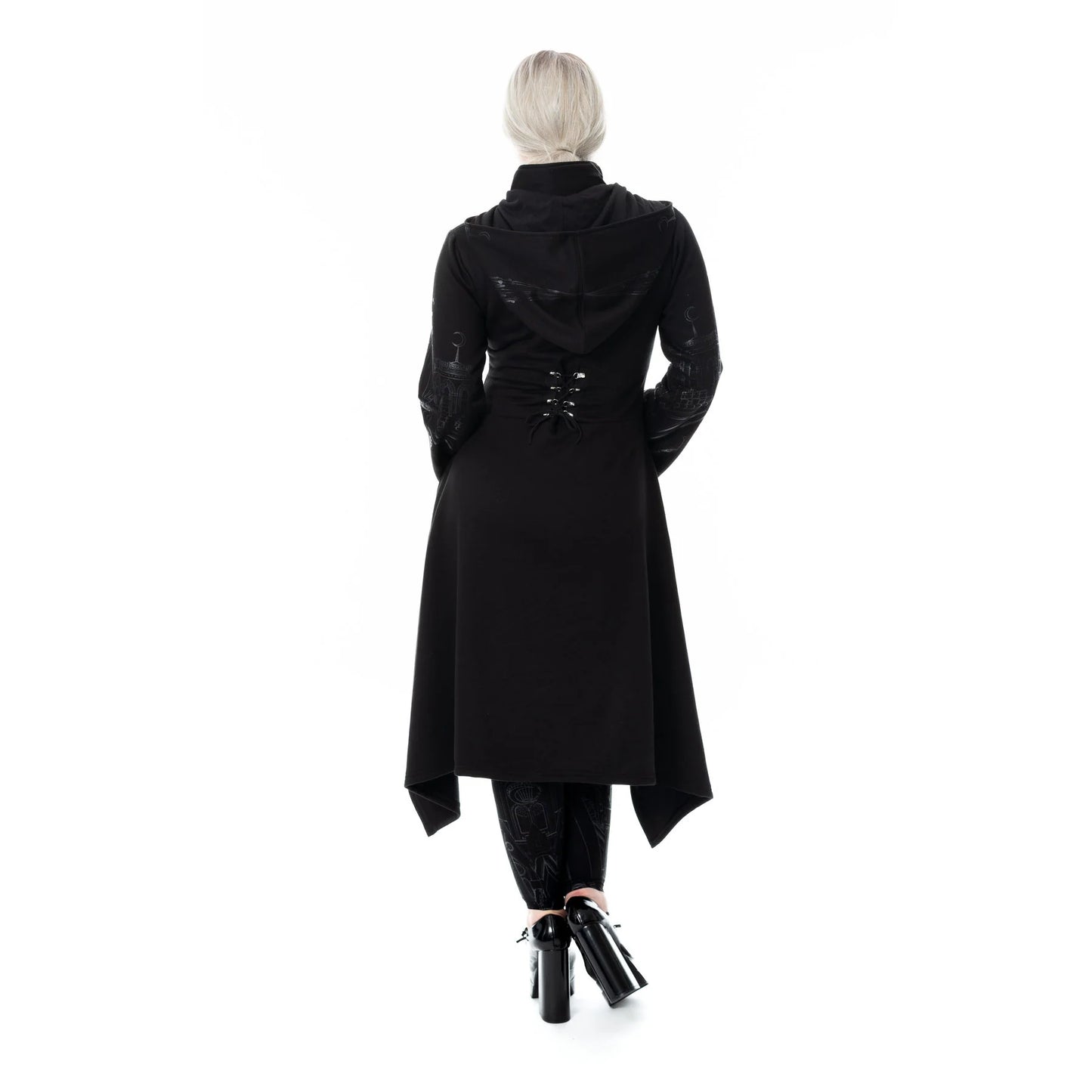 Vixxen Basilica Cathedral Style Printed Zip Up Hoodie