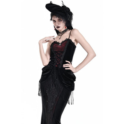Dark in Love Widow’s Web Corset Cami Top