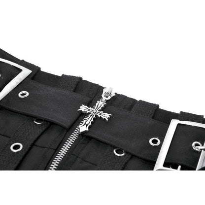 Dark in Love Metal Tactical Punk Skirt