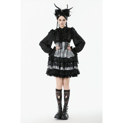 Dark in Love Hexa Layered Tartan Skirt