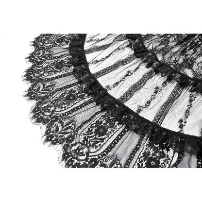 Dark in Love Dark Spliced Lace Maxi Skirt