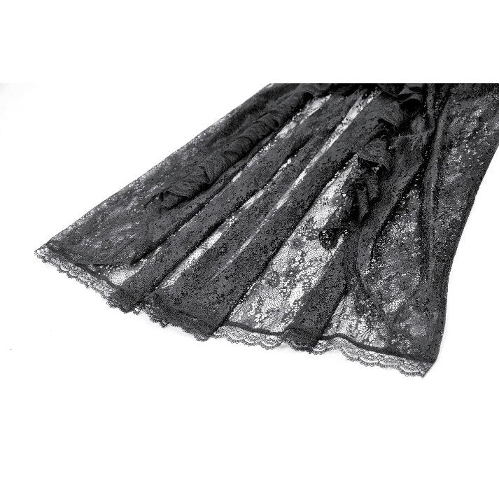 Dark in Love Sabina High-Low Sheer Lace Skirt