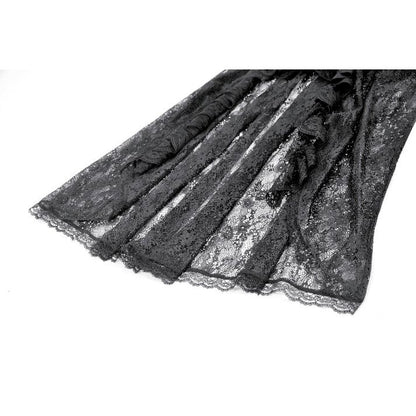 Dark in Love Sabina High-Low Sheer Lace Skirt