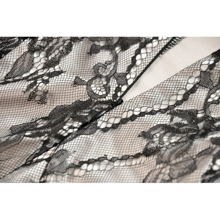Dark in Love Shredded Harness Asymmetric Dress
