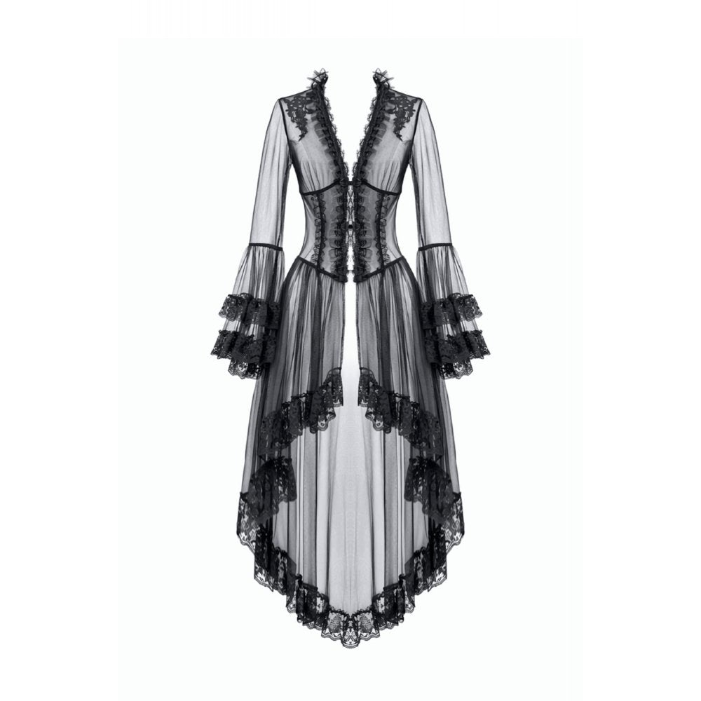 Dark in Love Retro Lace Patchwork Duster