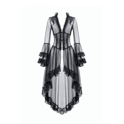 Dark in Love Retro Lace Patchwork Duster