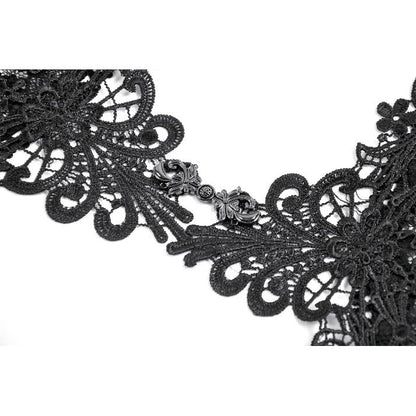 Dark In Love Lilith 3D Lace Bell Sleeve Cape