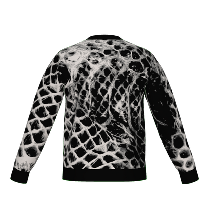 ANTIBrand Shedding Skin Snakeskin Effect Knitted Jumper