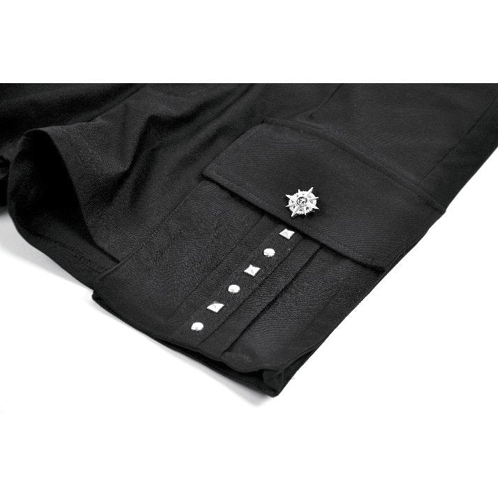 Dark in Love Punk Metal Utility Shorts