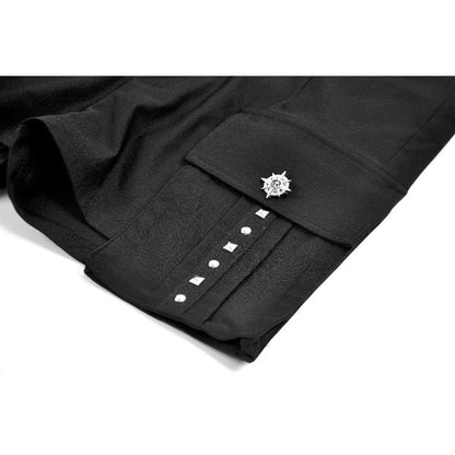 Dark in Love Punk Metal Utility Shorts