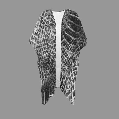 ANTIBrand Misfits Rack - Snakeskin Effect Chiffon Shawl - M (Fits UK 10–14)