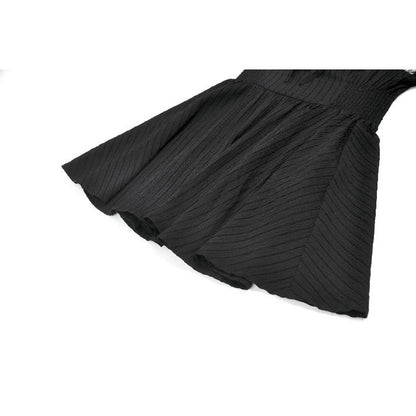 Dark in Love Dark Lace-Framed Silhouette Dress