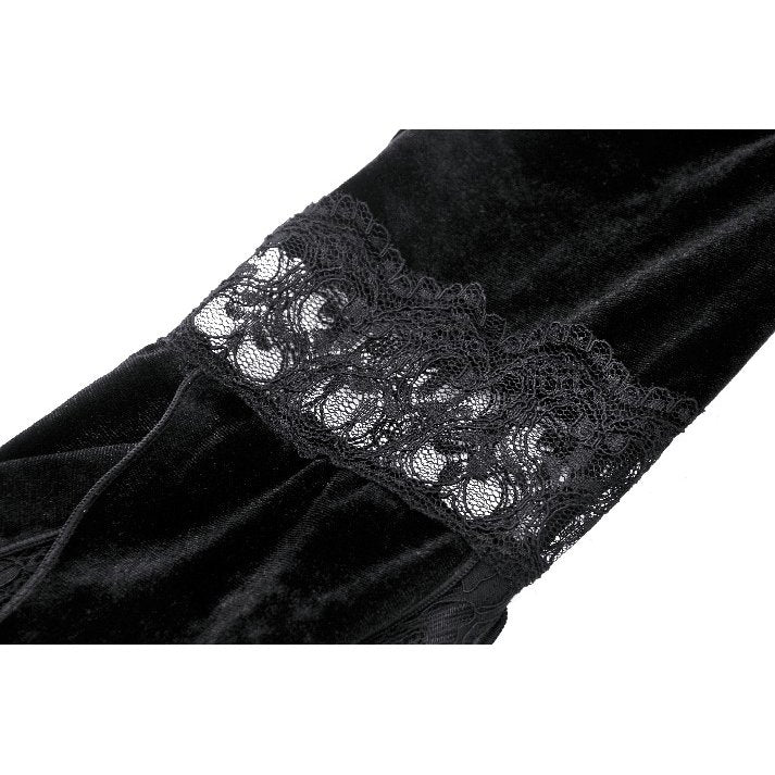 Dark in Love Lavinia Elegant Shrug in Velvet and Lace - Kate's Clothing