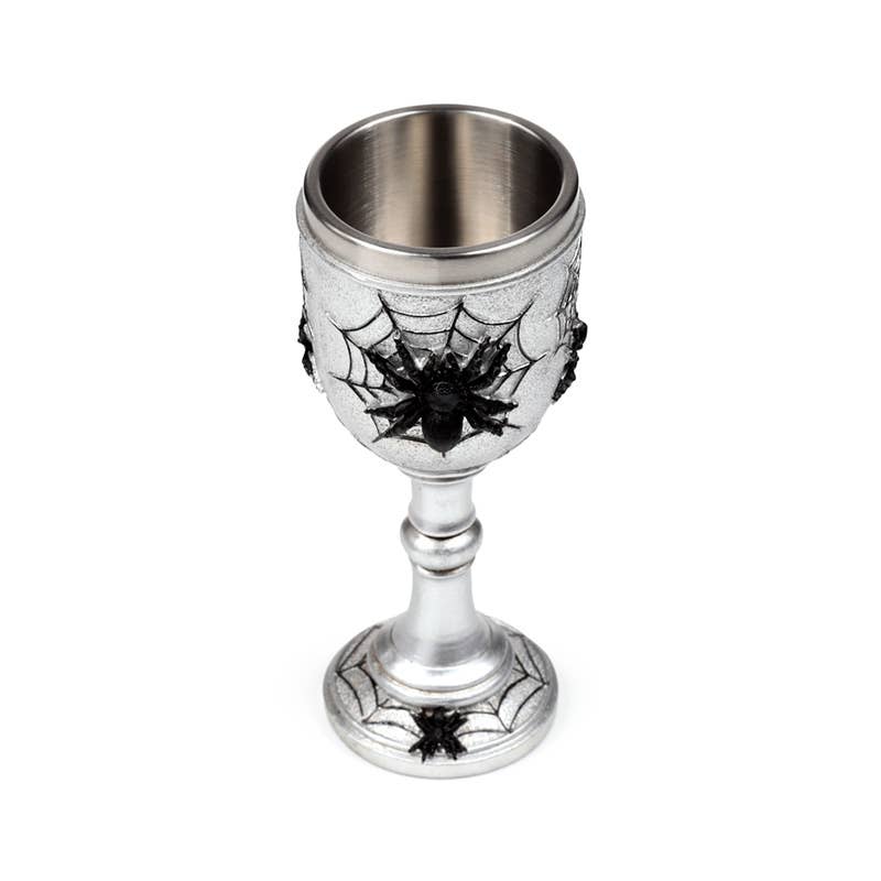 Gothic Gifts Decorative Spider Web Goblet